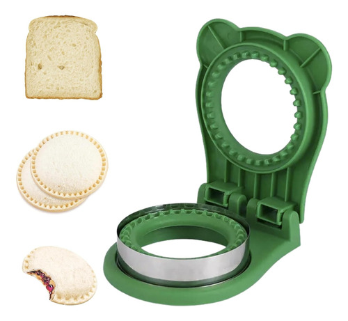 Kamoon Sandwich Cutter Y Sellador De Doble Cara, Cortadores