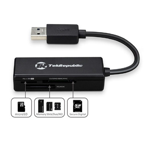 República De Tek Tuc-300 Usb 3.0 Lector De Tarjetas