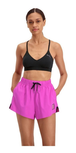 Short  Dama High Waist 701211035-002 Purple  Puma Talla Xs