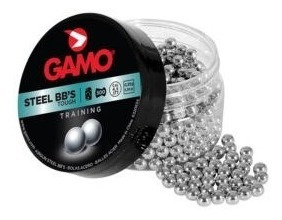 Balin Acero Gamo Steel Bbs  Cal. 4.5/peso 0,35gr/ 500 Pcs