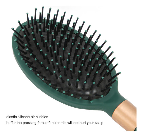 Cepillo De Masaje Air Cushion Para Cabello Desenredado, Mate