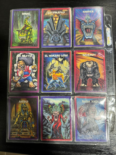 Lote 40 Tarjetas Monstruos De Bolsillo Sonrics Raros (Usado)