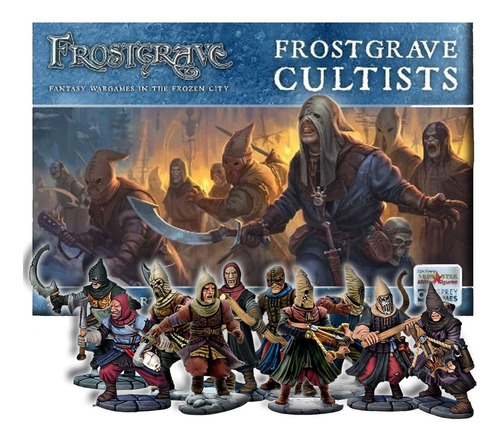 Cultistas - Frostgrave 28mm Rol Kow Wargames Fantasy