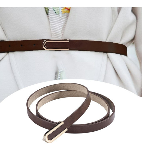 Cinturón De Cuero Para Mujer Cinturón De Cintura Delgado