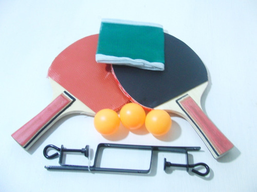 Imagen 2 de 2 de Raquetas De Ping Pong Con Pelotas Y Malla. Somos Tienda