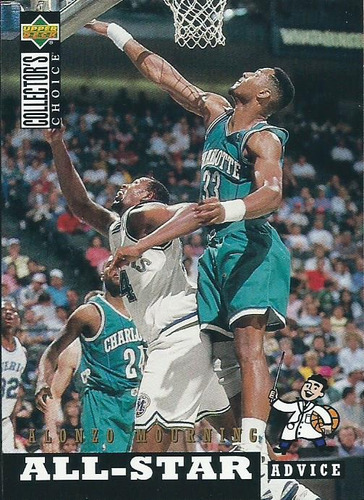 Barajita Alonzo Mourning Upper Deck 1994 #194 Hornets