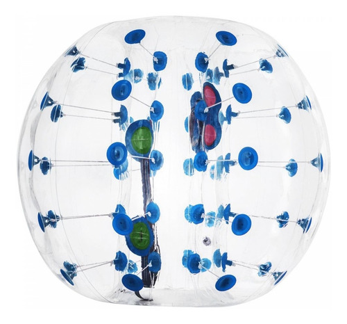 Imagen 11 de 12 de Pelota De Parachoques Inflable 1,2m Azul