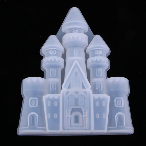 Forma De Castillo Molde De Silicona Fondant Molde Pastel