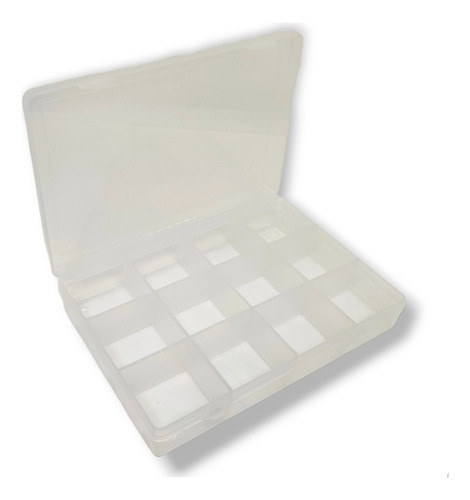 Caja Plástica Organizadora X 12 Divisiones Bijou Joyas 3 Un