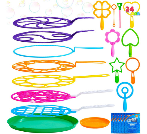 Juego De Varitas De Burbujas Para Niños 18 Piezas Color