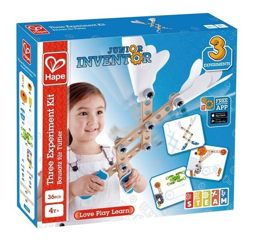 Imagen 1 de 5 de Kit Tres Experimentos -kit Juguete Hape -