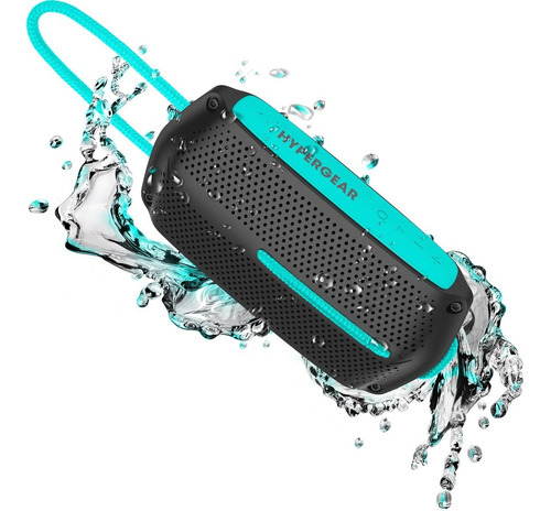 Bocina Altavoz Hypergear Wave Bluetooth Resistente Al Agua Color Menta