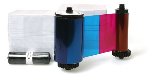 Kit Ribbon Color + Pack 100 Tarjetas Blancas Idshop S21
