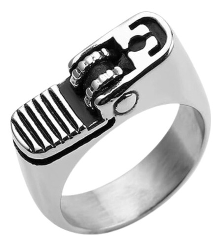 Anillo Acero Inoxid Fig. Encendedor Decorativo Chopper 1 Pza