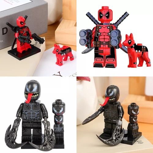 2pz Juguetes Bloque Mini Para Deadpool Y Wolverine