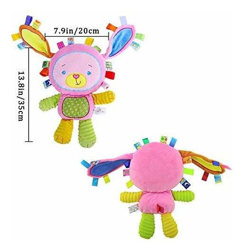 Sonajero Upalupa Plush Bunny Peluche Animal Lovey Infant Pac