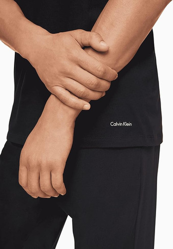 Calvin Klein ® 3 Playeras Hombre 100% Algodón Cuello Redondo