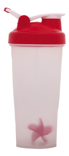 Gym Shaker Deportivo Para Proteína Esfera Agitadora 700ml Rojo