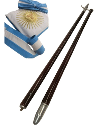 Juego Argentina Ceremonia Grande: Asta-bandera-moño-tahalí