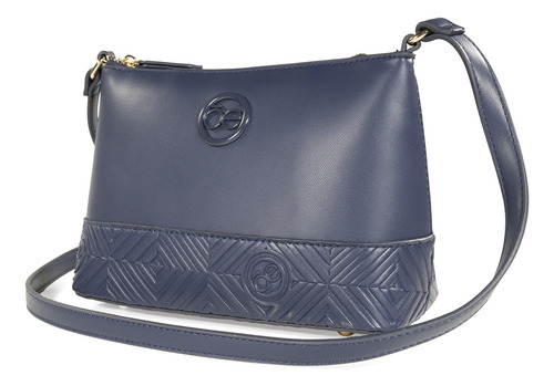 Bolsa Crossbody Cloe Para Mujer Mediana Atemporal Color Azul marino