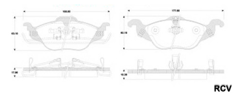 Balatas Disco  Delantera Para Chevrolet Zafira   2004