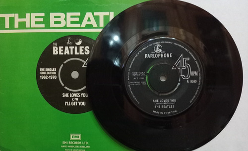 The Beatles She Loves You 45rpm Vinyl Inglés Con Regalo