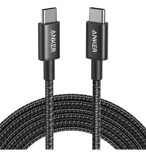 Anker Cable De Carga Nylon Usb-c A Usb-c 1.9mts 60w Android