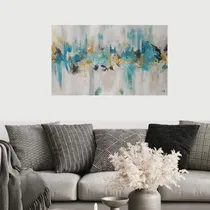Comprar Cuadros Pintado Mano Abstracto Moderno Texturado Nordico