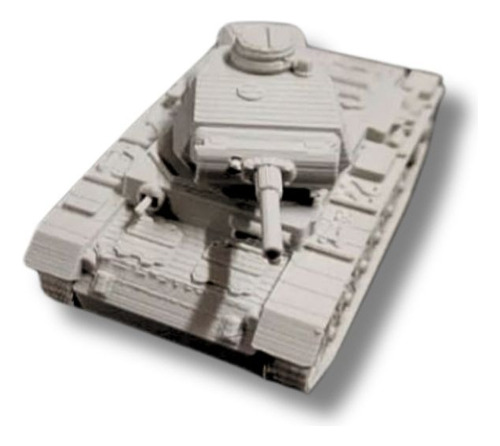 Tanque Alemán Panzer3, Escala 1/72, Color Blanco