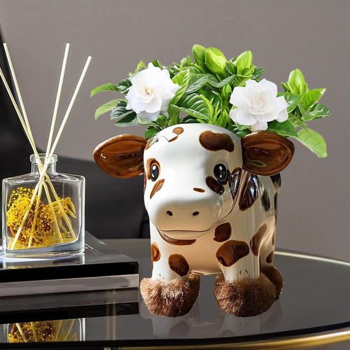 Maceta Linda Para Plantas De Vaca De Las Tierras Altas Macet