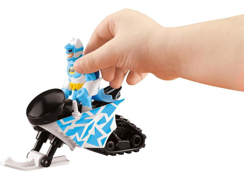 Fisher-price Batman Ártico Con Moto De Nieve