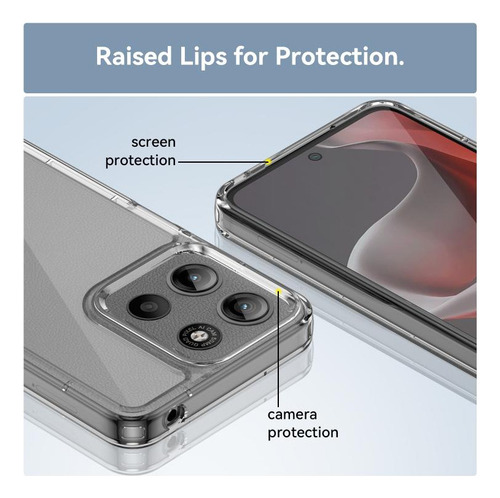 Funda De Acrílico Y Tpu Para Motorola Moto E15 Para Motorola