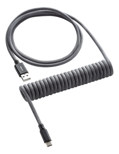 Cable De Teclado En Espiral Cablemod Classic (gris Carbón, U