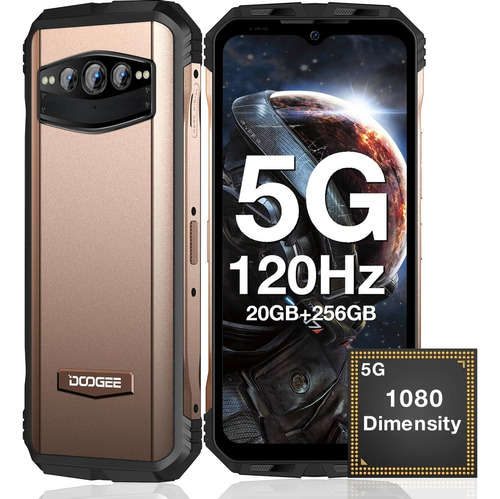 Doogee V30t Smartphone, 20gb+256gb 66w/10800mah Batería 120h