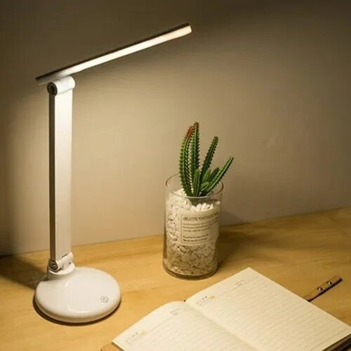 Lámpara De Mesa Con Botón Táctil, Luz De 3 Colores