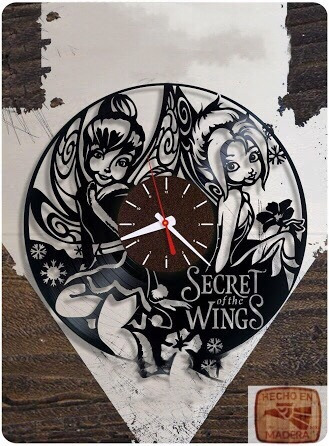 Reloj Corte Laser 0891 Disney Tinker Bell Secreto De Las Had