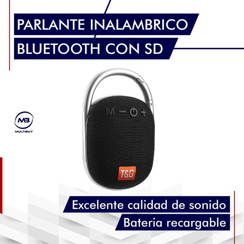 Parlante Inalambrico Bluetooth Radio Estereo Tarjeta Sd Usb