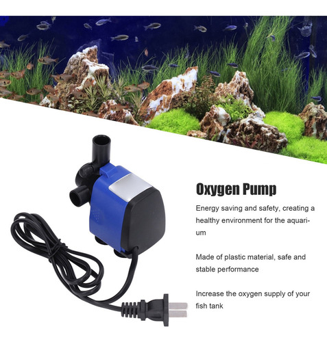 220v 15w Bomba De Filtro De Pecera Bomba Acuario Oxígeno Cn