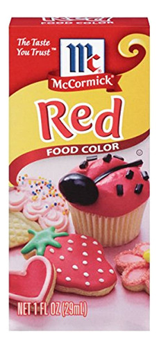 Mccormick Red Food Color 1 Fl Oz