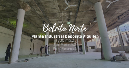 Planta Industrial Deposito Oficina En Alquiler Boleita Norte 1700 Mts2 Sonmetros2