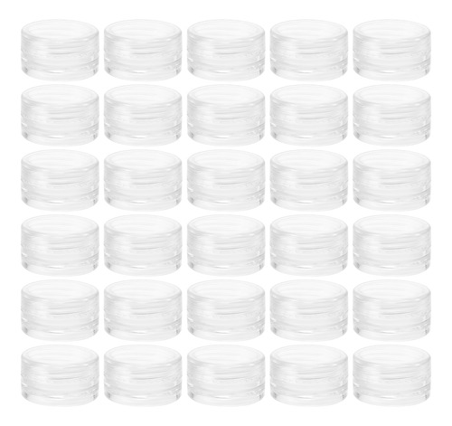 Botella Travel Jars Con Fondo Redondo Para Crema, 50 Unidade