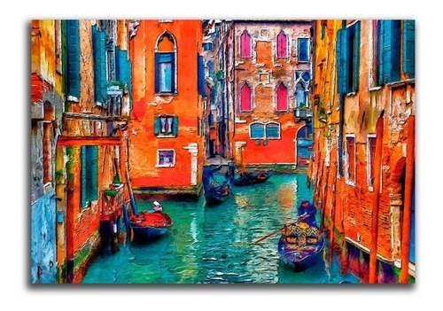Cuadro Venecia Colores Xl