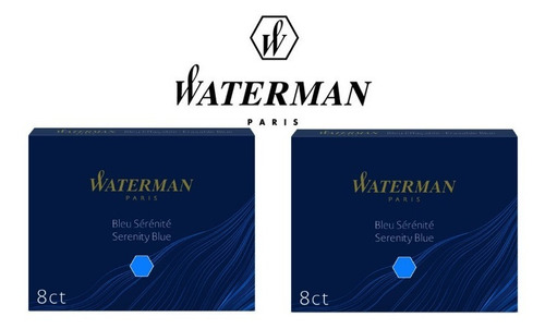 Cartuchos Waterman Pack 2 Cajas