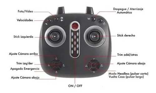 Drone Lead Honor X28 Cámara Hd720p Gps Plegable 3 Baterias!
