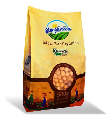 Grão De Bico Biorgânica -500g