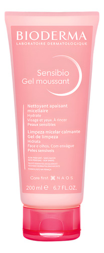 Gel De Limpeza Micelar Bioderma Sensibio Moussant 200ml