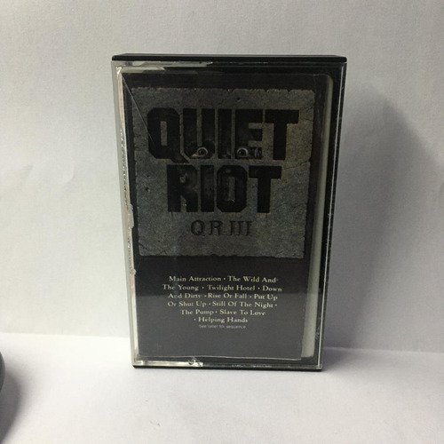 Quiet Riot - Qr Iii (1986) Cassette