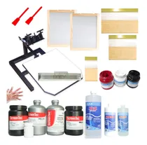 Comprar Kit Básico De Serigrafia Con Insumos Y Pulpo Para Serigrafia