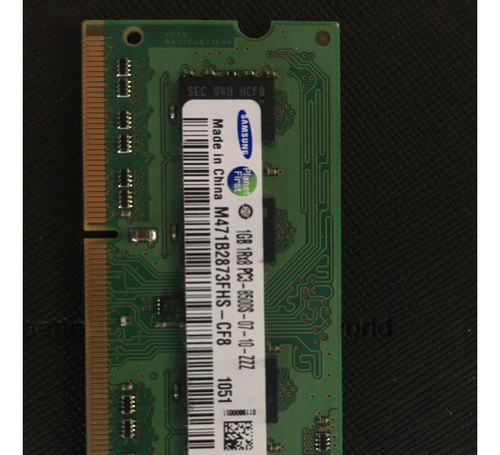 Memoria Ram 1gb 1 Samsung M471b2873fhs-cf8