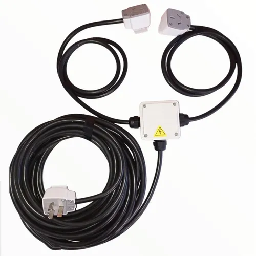 comprar Alargue 2 X 4 Mm 20 Amper Zapatilla X2 Prolongación 10mt